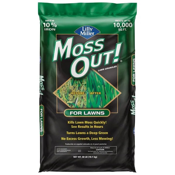 Lilly Miller 40 lbs Moss Out Lawn Granules