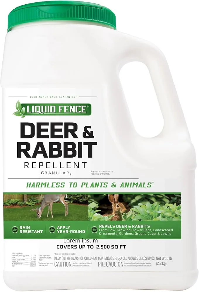 Liquid Fence 5 lbs Granular Deer & Rabbit Repellent - Image 2
