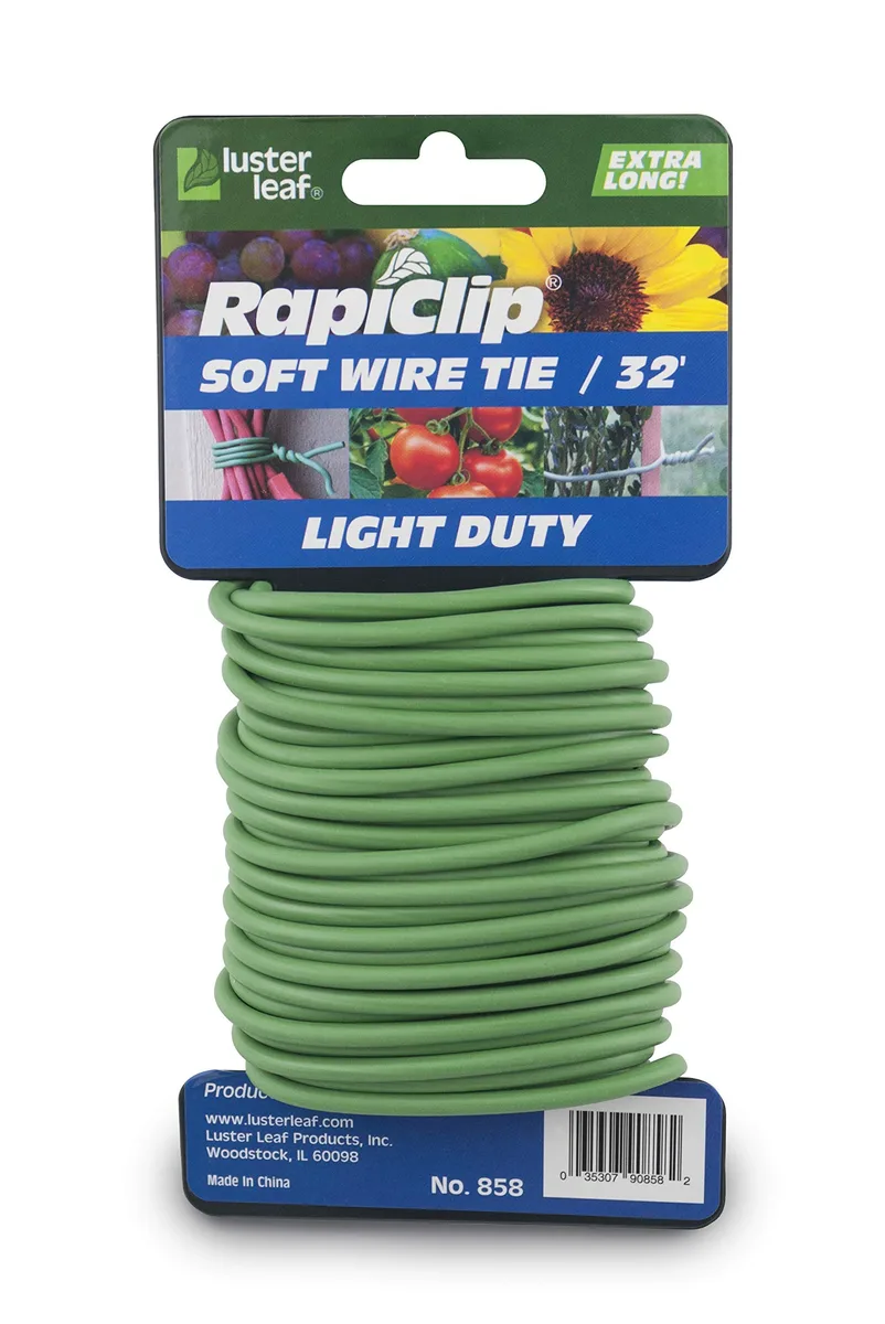Luster Leaf 32' Light Duty Soft Wire Tie Green - Image 2