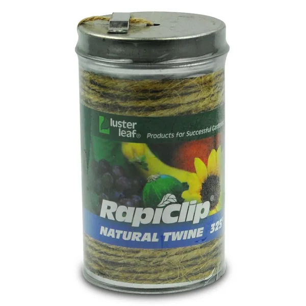 Luster Leaf 325' 3Ply Natural Twine In Dispenser w/ Cutter