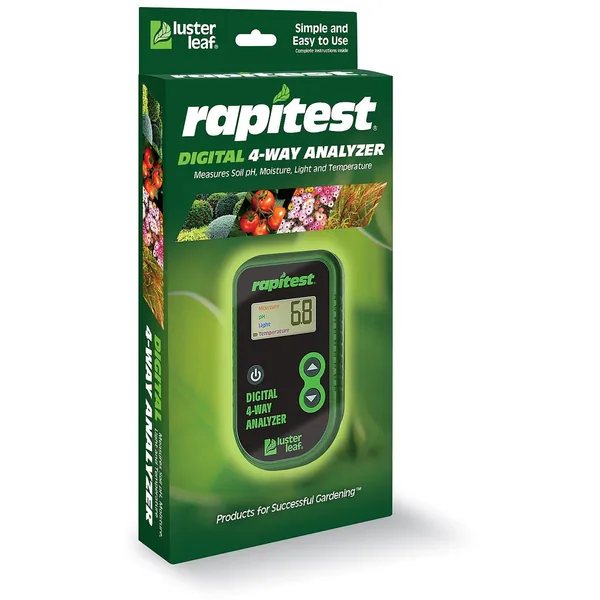Luster Leaf Products 4-Way Digital Soil Analyzer