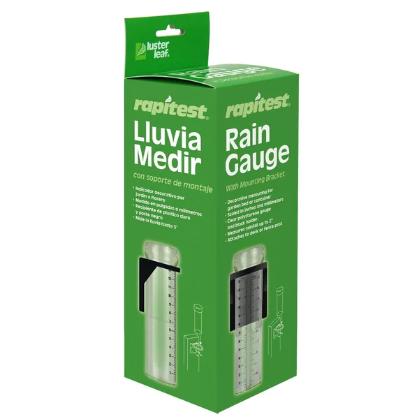 Luster Leaf Rain Gauge W/Bracket
