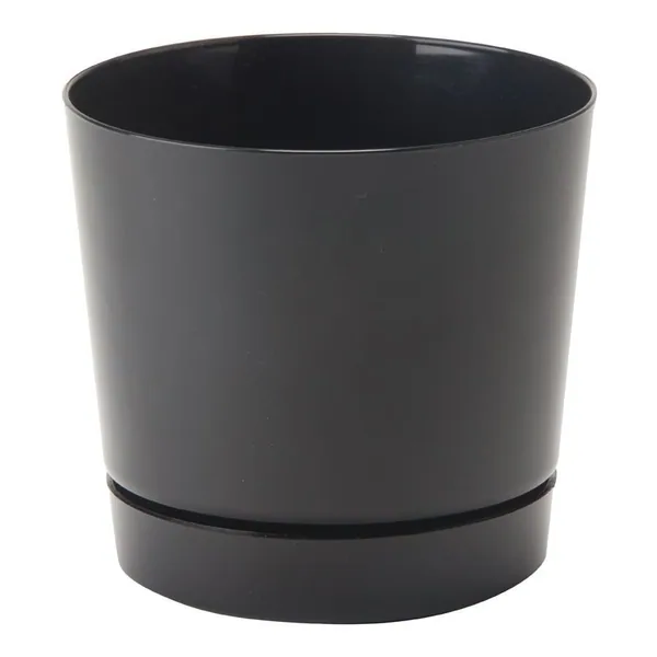 Majestic Cylinder Pot Black Full Depth Glossy