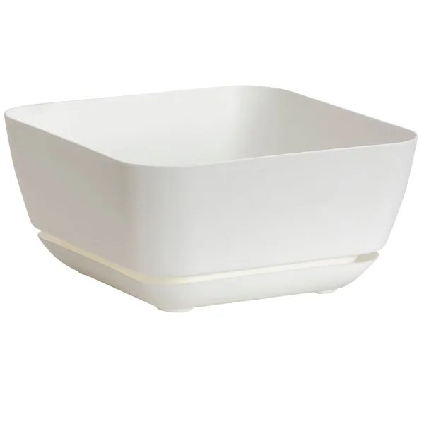 Majestic Gdn Planter White 12"x12" Square Matte