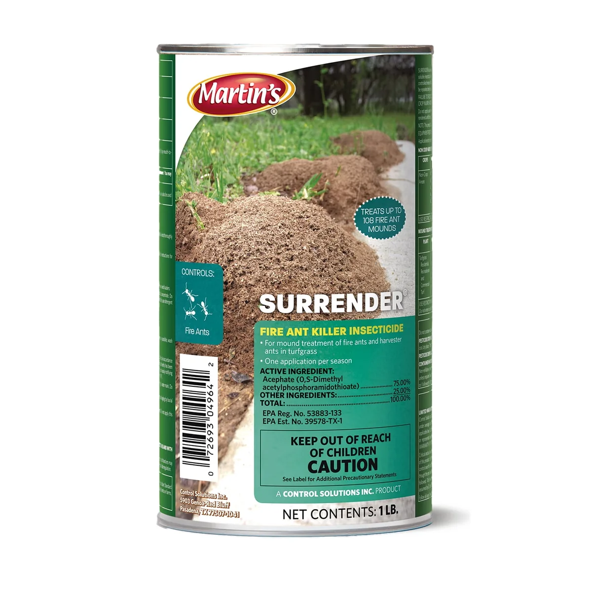Martin's 1lb Surrender Fire Ant Killer - Image 2