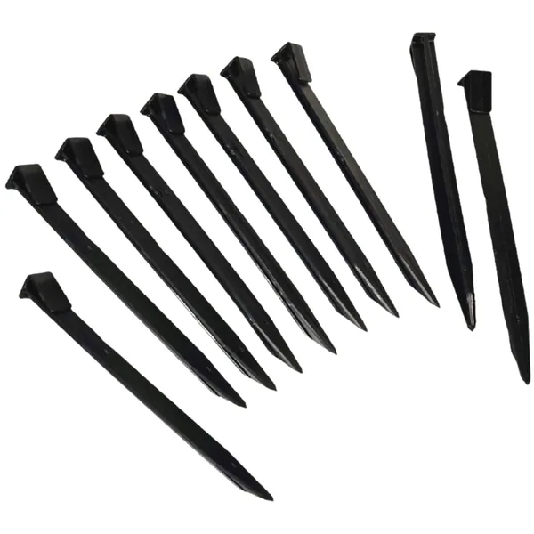 Master Mark Black Terrace Board Stakes 10pk