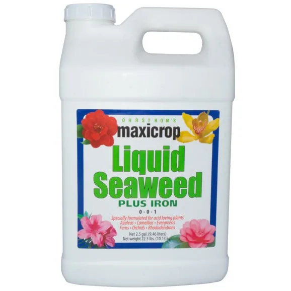 Maxicrop Liquid Seaweed Plus 2% Iron 0-0-1 - 1 Quart
