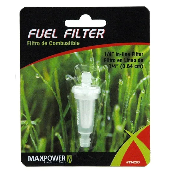 Maxpower 1/4" Fuel Line Filter replaces Snapper 1-1777, 1-4359, 394358, 394358, 394358S, 7014359, 7014359 - Image 2