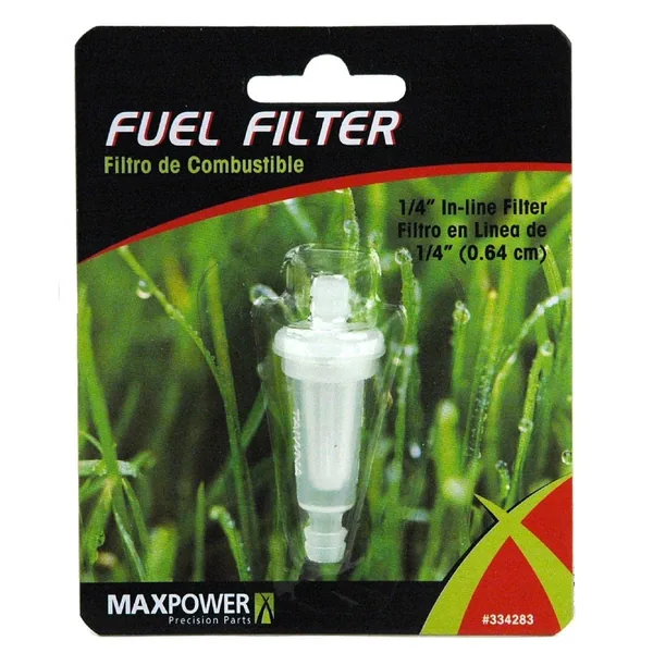 Maxpower 1/4" Fuel Line Filter replaces Snapper 1-1777, 1-4359, 394358, 394358, 394358S, 7014359, 7014359