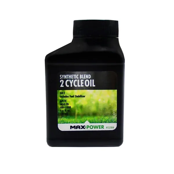 Maxpower 2.6oz 2-Cycle Oil Multi-Ratio Oil Recommended for All Air-Cooled 2 Stroke Engines - Image 2