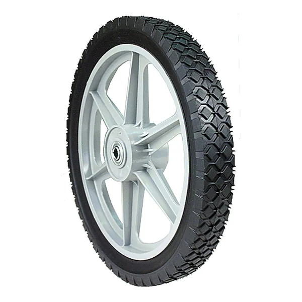 Maxpower 335110 14" x 1.75" Spoked Plastic Wheel with Diamond Tread
