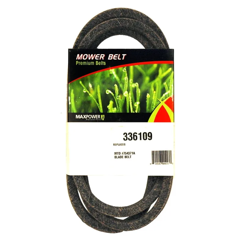 Maxpower Blade to Blade Belt for MTD, Cub Cadet, Troy-Bilt Mowers Replaces OEM #'s 754-0371, 954-0371, 754-0371A, 954-0371A - Image 2