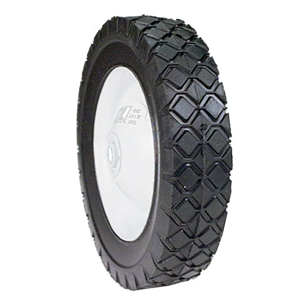 Maxpower x 1.Offset Steel Lawn Mower Wheel with Diamond Tread