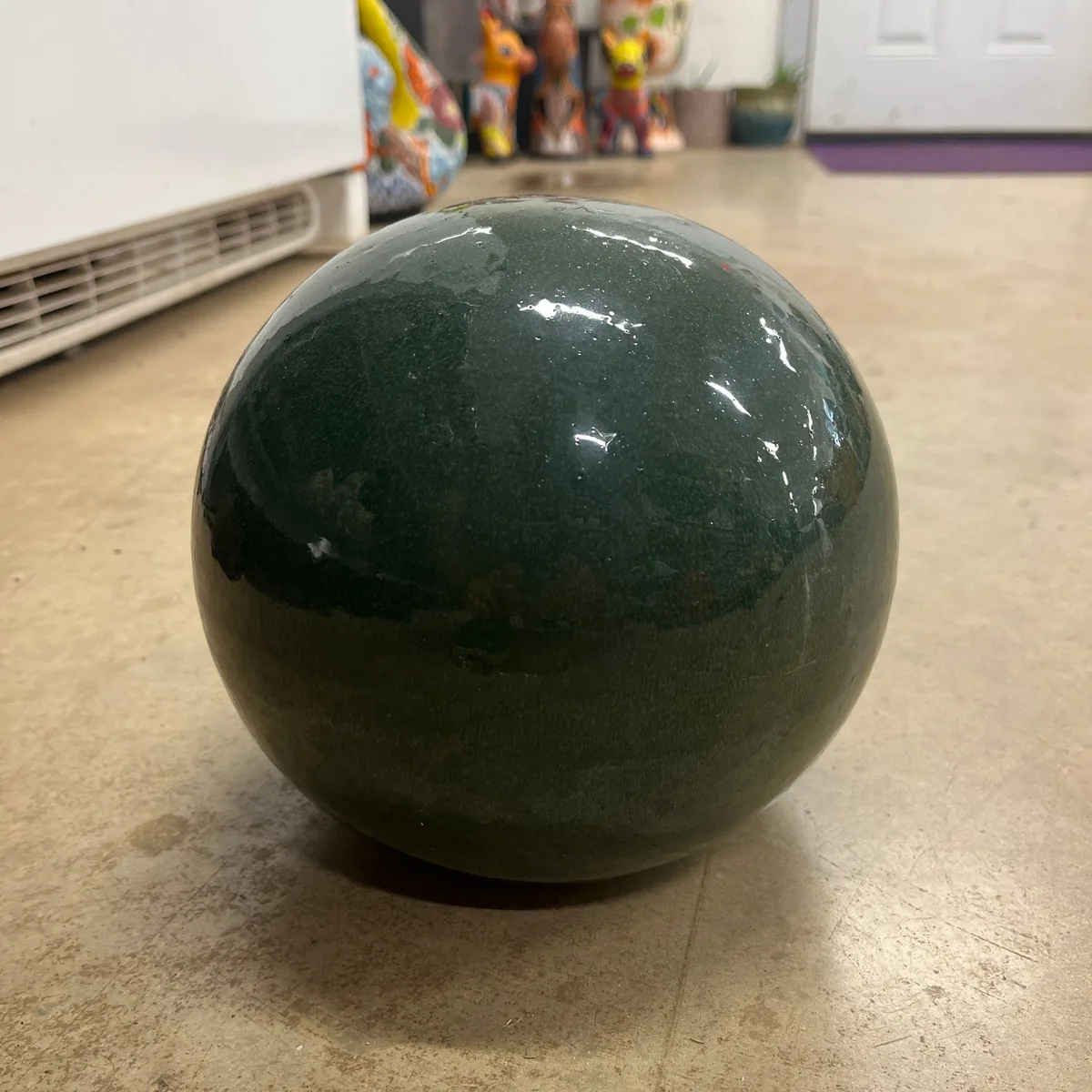 MCarr 12" Sphere Falling Green - Image 2