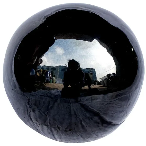 MCarr 12" Sphere Glossy Black - Image 2