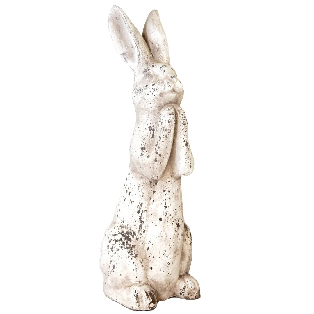 MCarr 19.3" Small Praying Rabbit Antique White - Image 2