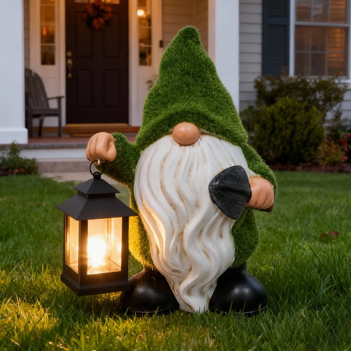 MCarr 19.5" Tall Gnome Mossy Earth - Image 2