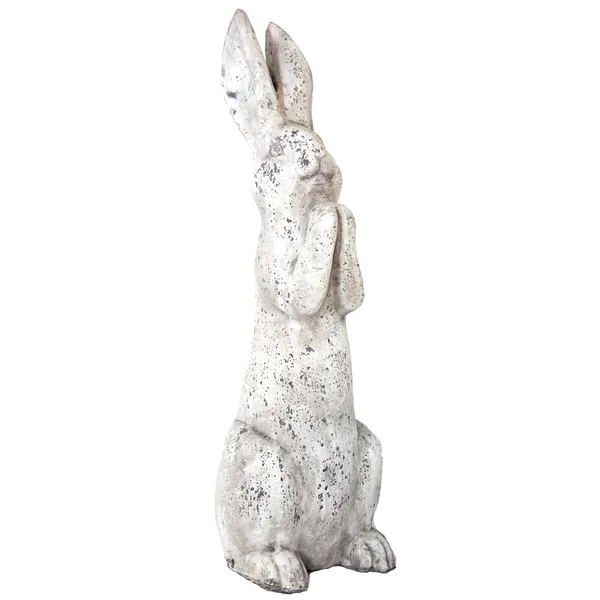 MCarr 26.6" Large Praying Rabbit Antique White