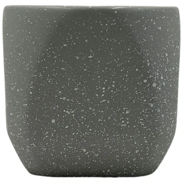 MCarr 4.5"x4.5"x3.7" Ceramic Pot Matte Glazing Grey - Image 2
