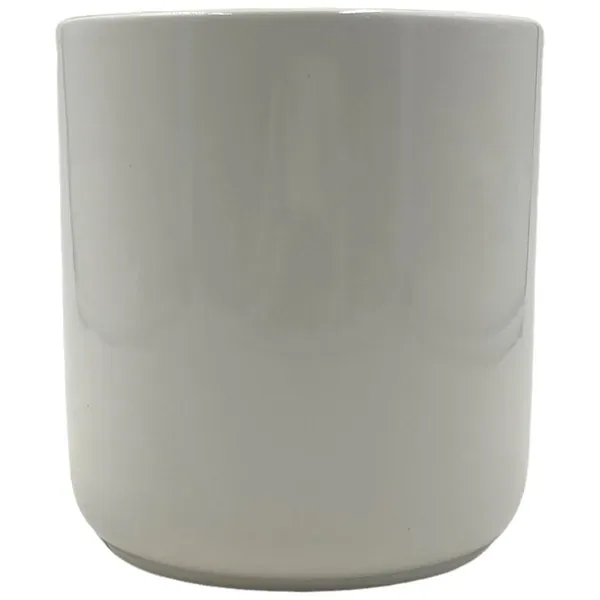 MCarr 5.1"x5.1"x4.7" Ceramic Pot with Glossy Glaze Grey - Image 2