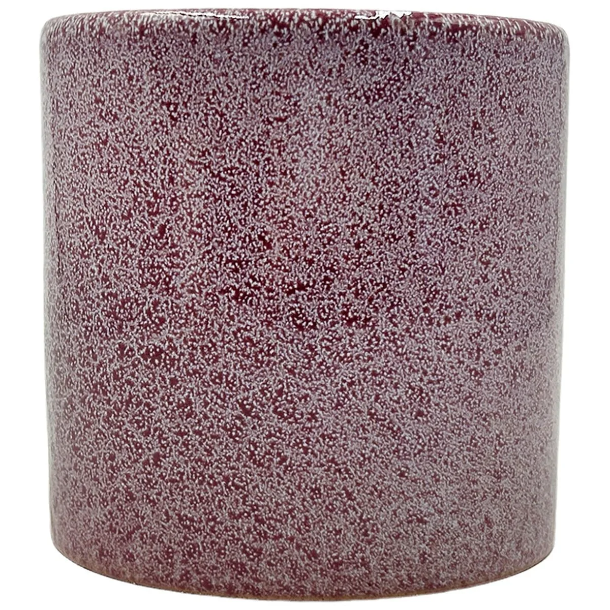 MCarr 5"x5"x5" Stoneware Pot with Reactive Finish Pink Fade - Image 2