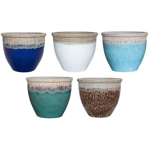 MCarr 54PC Flat Rim Pltr Plt Mixed Colors