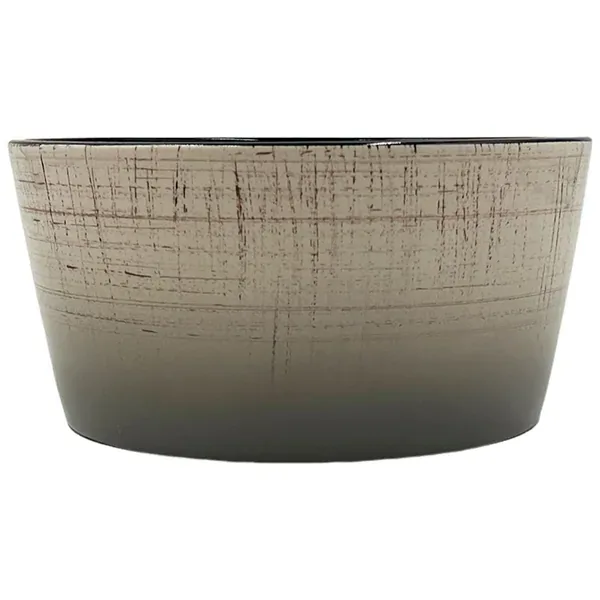 MCarr 6.4"x6.4"x3.1" Ceramic Pot with Glossy Glaze Finish Multi Brown - Image 2