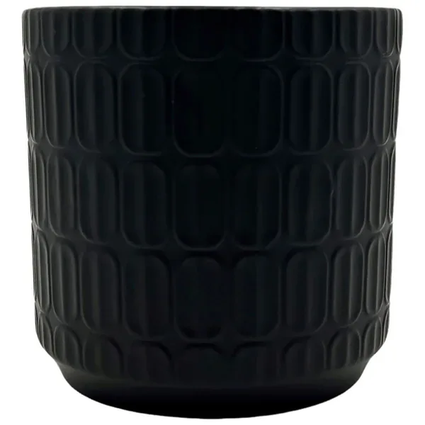 MCarr 6"x6"x6" Ceramic Pot Matte Black - Image 2