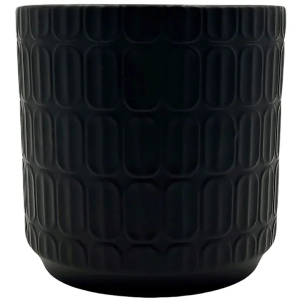 MCarr 6"x6"x6" Ceramic Pot Matte Black