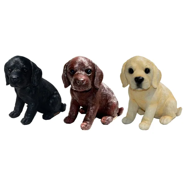 MCarr 6PC Sm Lab Puppies Mix 2 Of Each Color