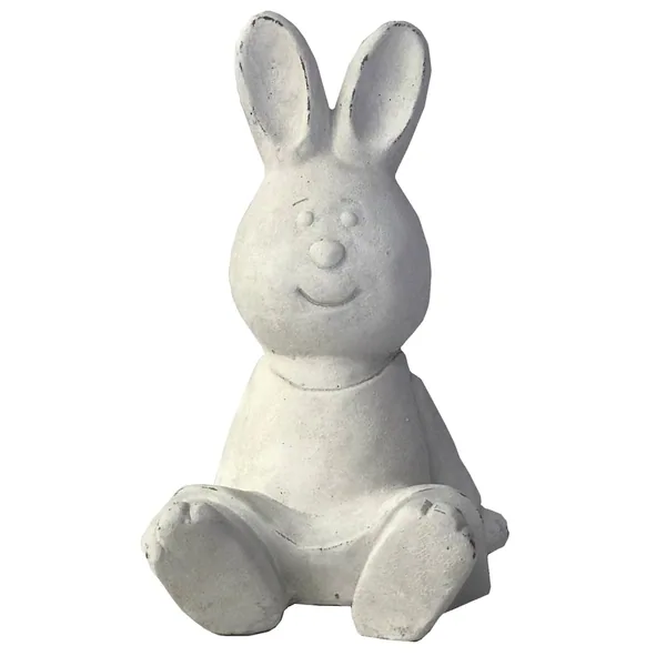 MCarr 9.3" Smiling Rabbit White
