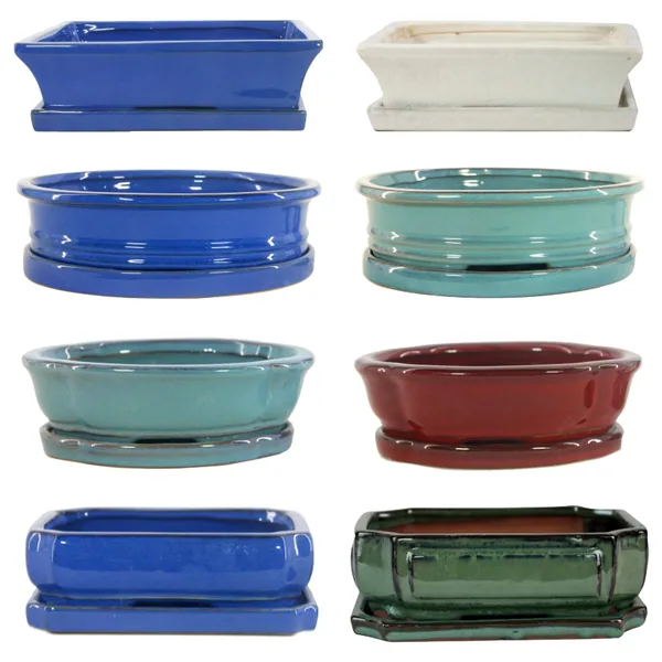 MCarr 6" Bonsai Pot - Mixed Colors (Individual)
