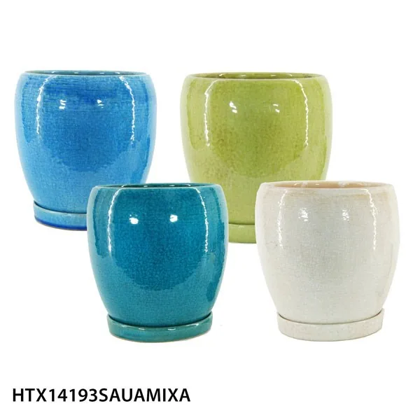 MCarr Egg Pot W/Sau Mix Colors