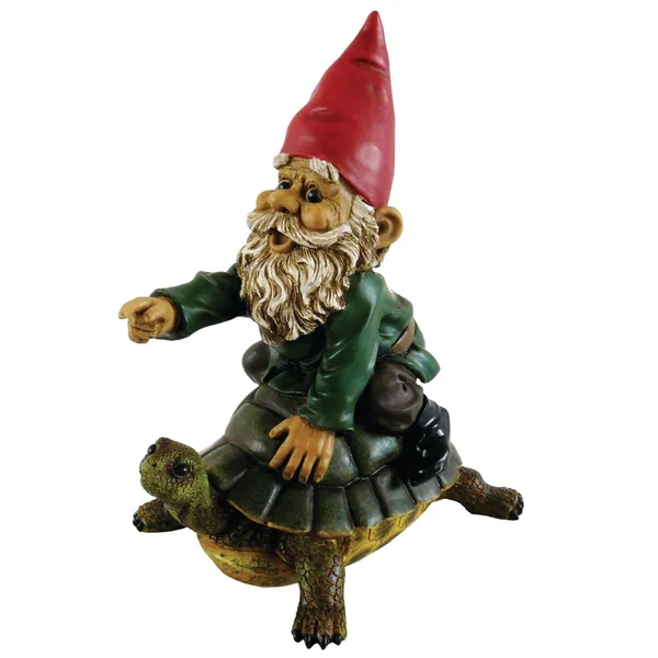 MCarr Garrold Gnome On Turtle