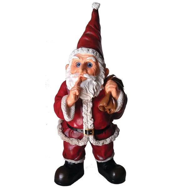 MCarr Garrold Santa w/ Gift Bag Resin Statue