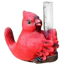 MCarr Red Bird Gauge Polyresin