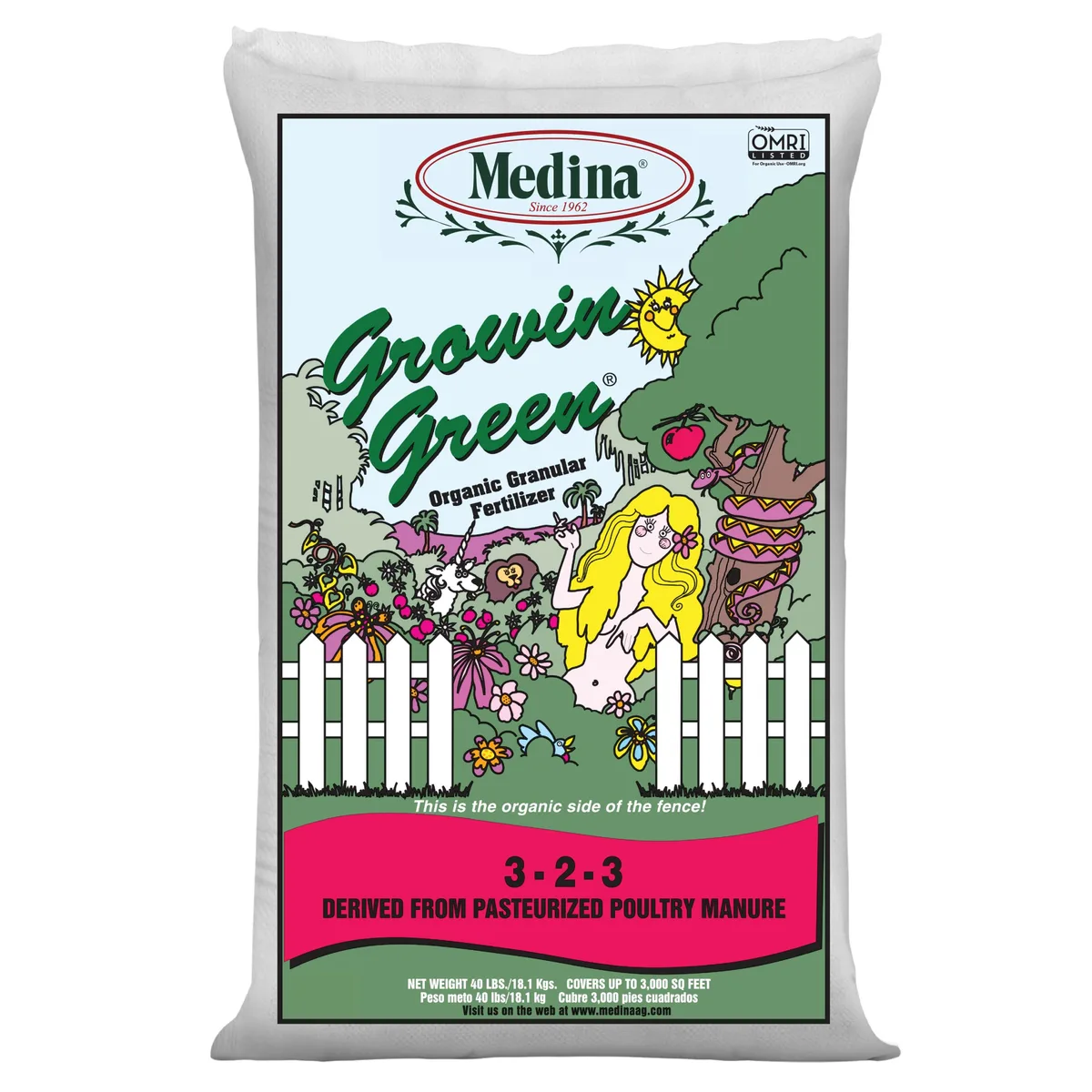 Medina 40 lbs Growin Green 3-2-3 - Image 2