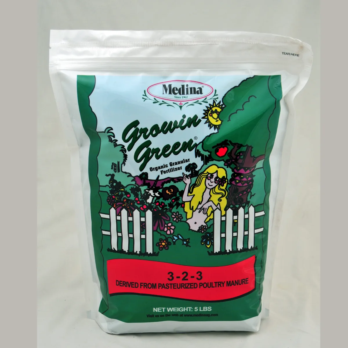 Medina 5# Growin Green 3-2-3 — priced per each; minimum 6; multiples of 6 - Image 2