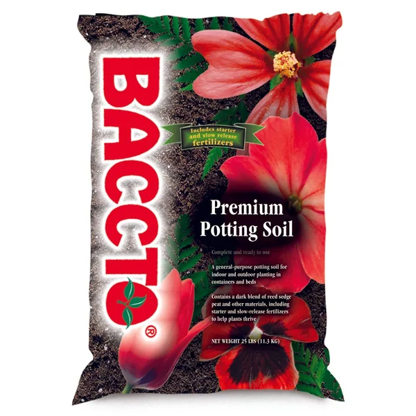 Mi Peat 25 lbs Baccto Premium Potting Soil