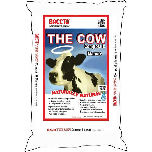 Mi Peat 40qt The Cow Compost & Manure (Formerly Wholly Cow)