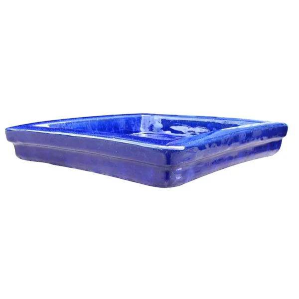 Michael Carr 15.7" Square Saucer Ultramarine - Image 2
