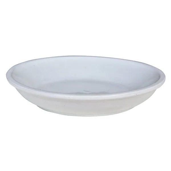 Michael Carr 19.3" Flared Round Saucer White