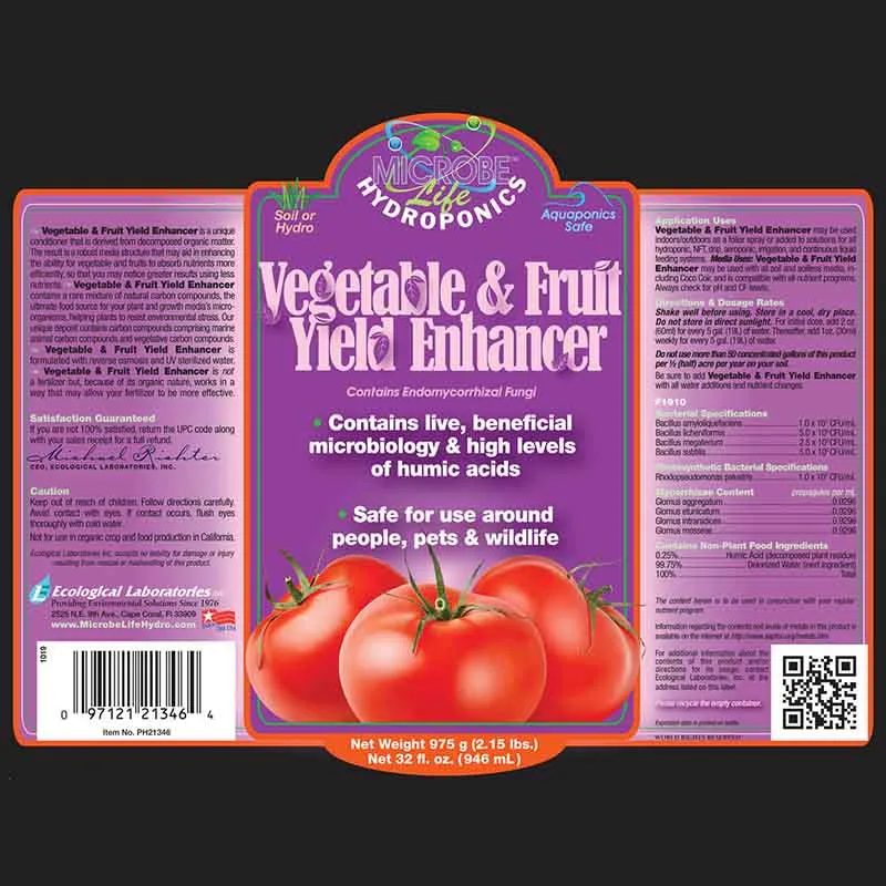 Microbe Life Hydroponics Vegetable & Fruit Yield Enhancer - Image 2