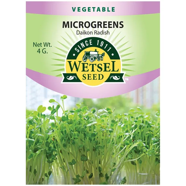 Microgreens, Daikon Radish 4 Grams