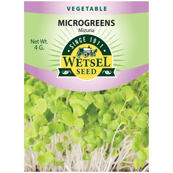 Microgreens, Mizuna 4 Gram