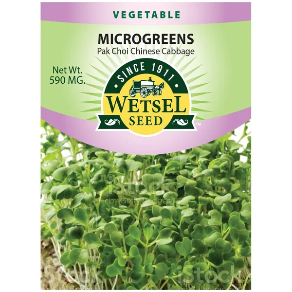 Microgreens, Pak Choi Chinese Cabbage 590mg