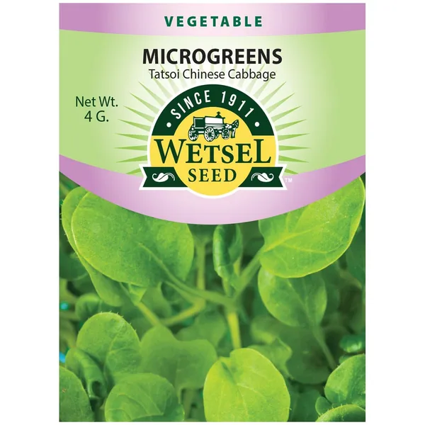 Microgreens, Tatsoi Chinese Cabbage 4 Grams
