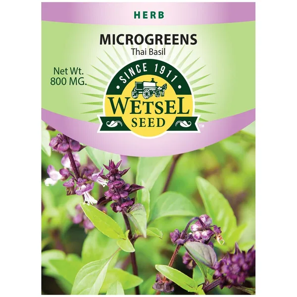Microgreens, Thai Basil 800mg