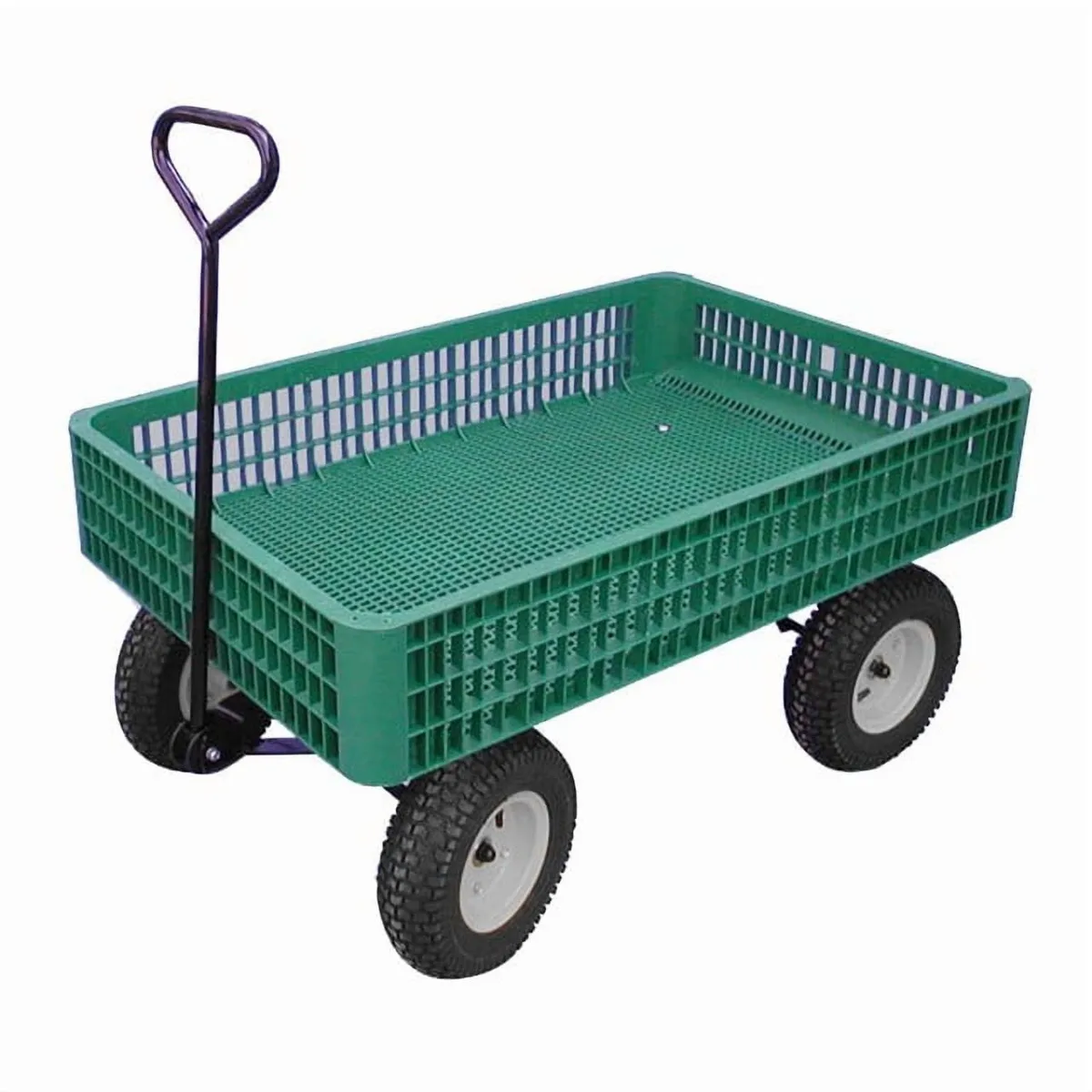 Millside 30x46" Plastic Mesh Wagon w/ 5x13 Tire - Image 2