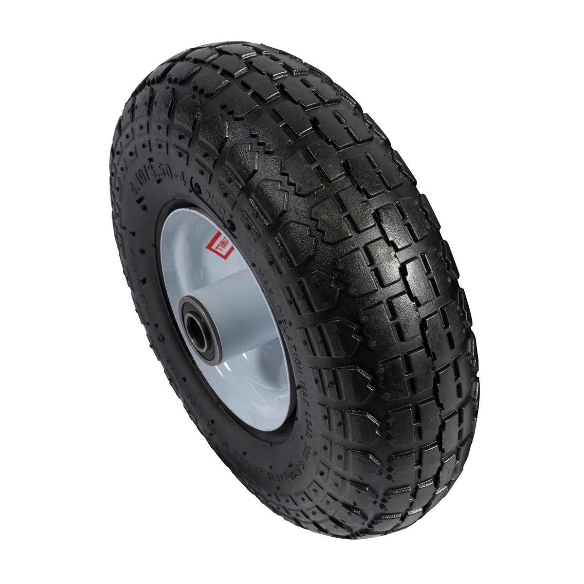 Millside 4"x10" Flat Free Tire - Image 2